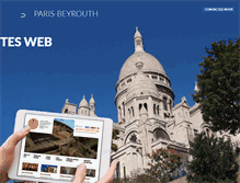 Tablet Screenshot of paris-beyrouth.org